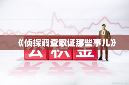 南康《侦探调查取证那些事儿》